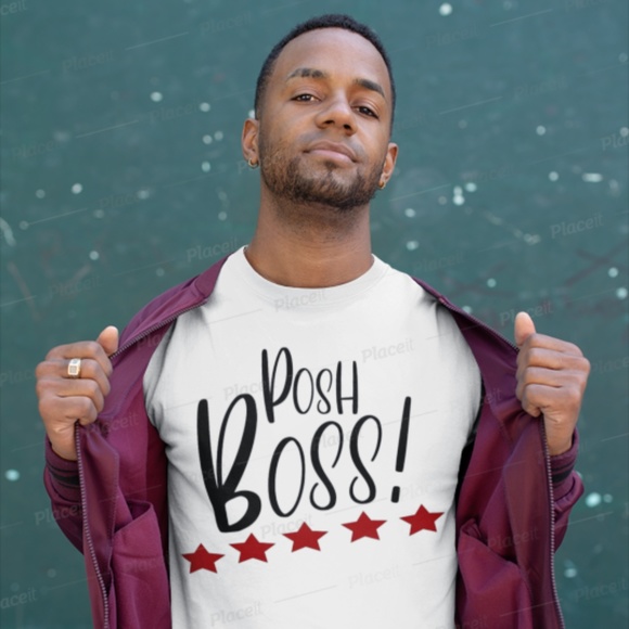 NWT Custom Made Posh Boss Tshirt Mens / Women - Picture 2 of 4